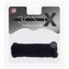 BondX Corde Bondage Fine 5m Noir
